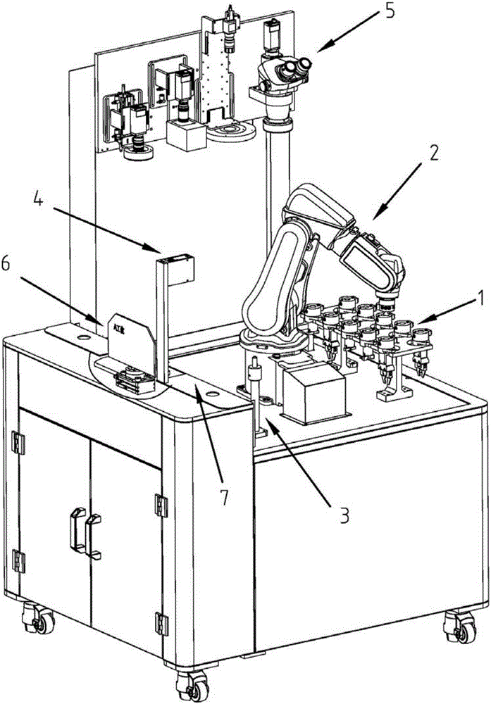 Apparatus for detecting component and detection method of apparatus for detecting component