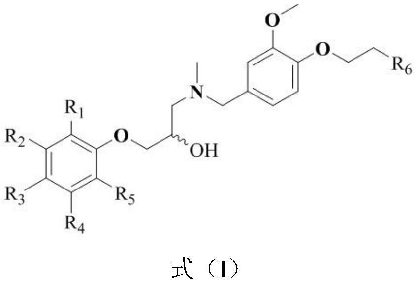 Substituted diaryl compound as well as preparation method and application thereof