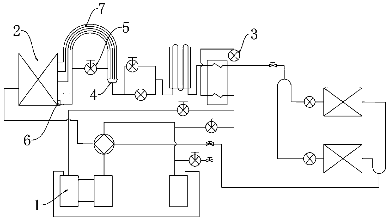 Air conditioner system with frosting delay function and control method thereof