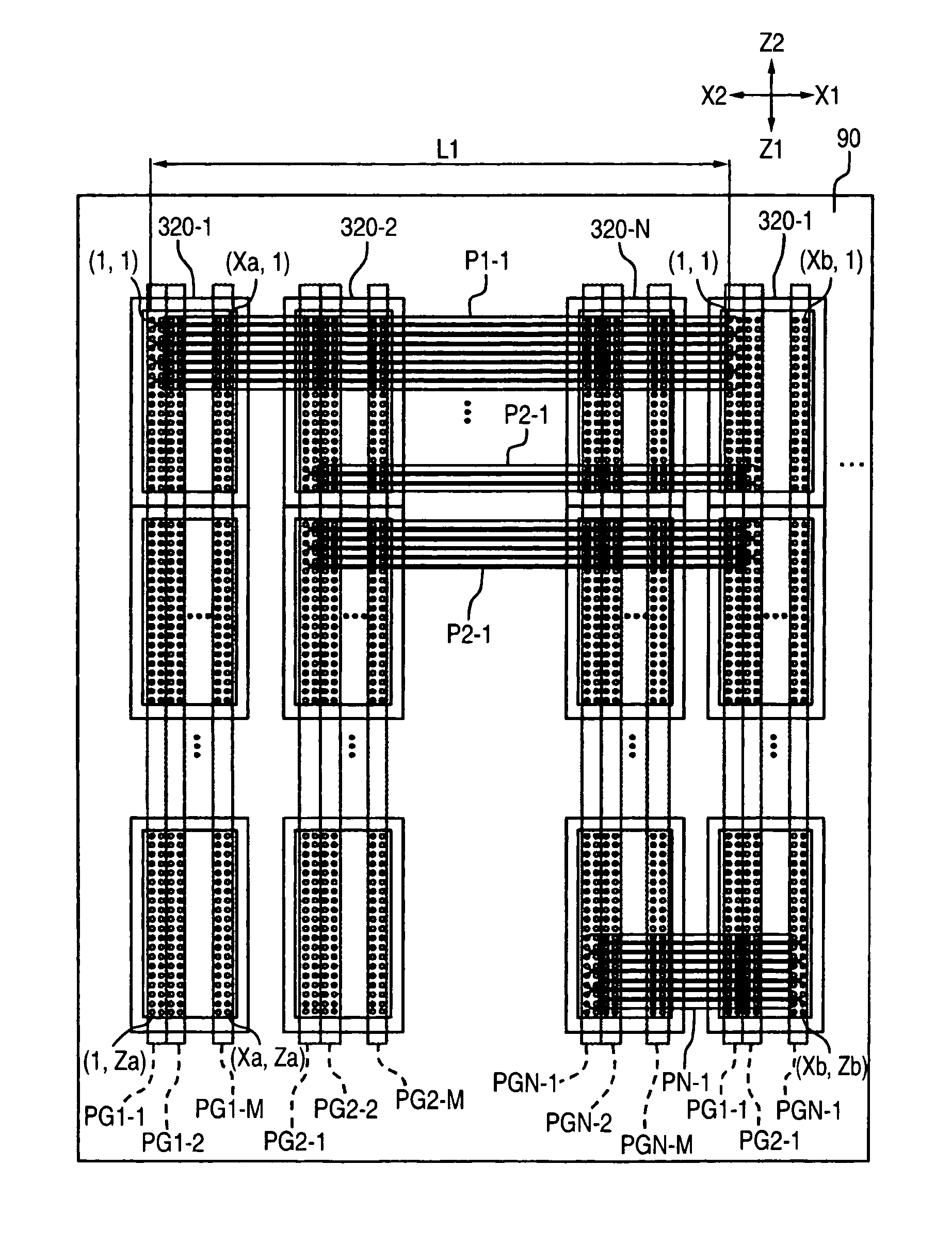 Fitting substrate for connection and fitting substrate for connection for use in disk array control apparatus