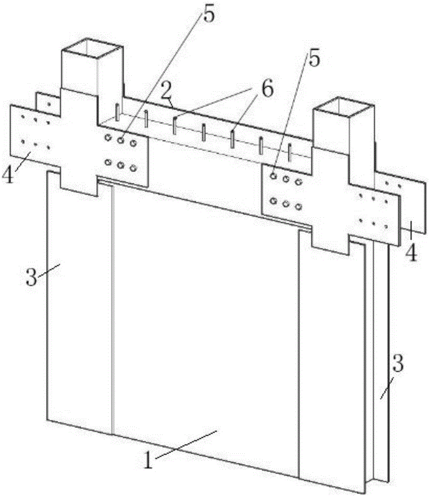 Assembled type light steel frame-heat insulation anti-lateral-force wallboard structure and method suitable for multi-storey houses of villages and towns