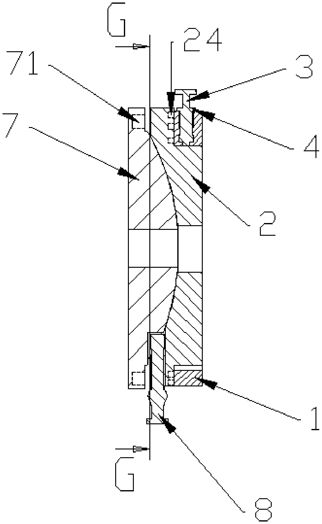 Air flotation four-dimensional adjusting platform