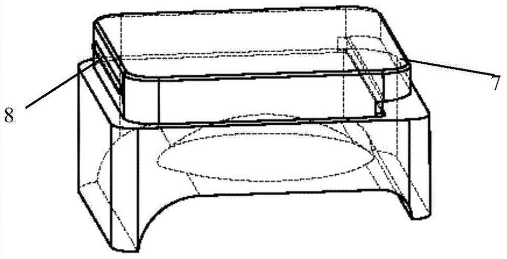 A combined all-organic polymer material artificial temporomandibular joint