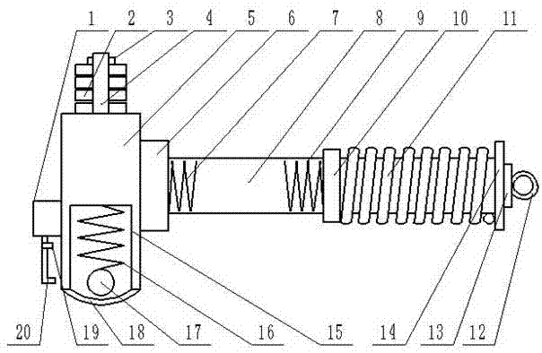 Percussion hammer convenient to adjust