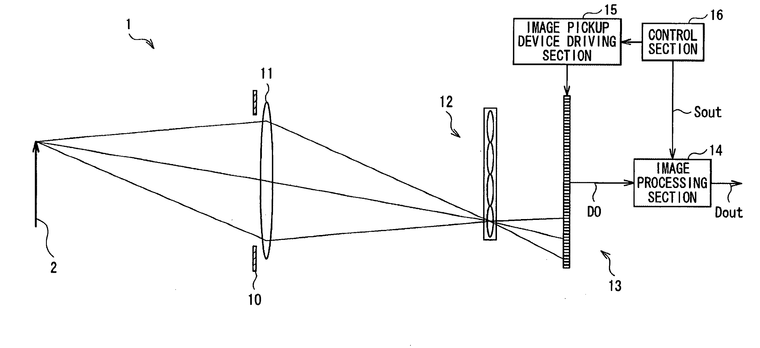 Image pickup apparatus, display and image processing apparatus