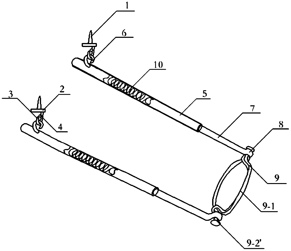 Isotonic contraction forcing device