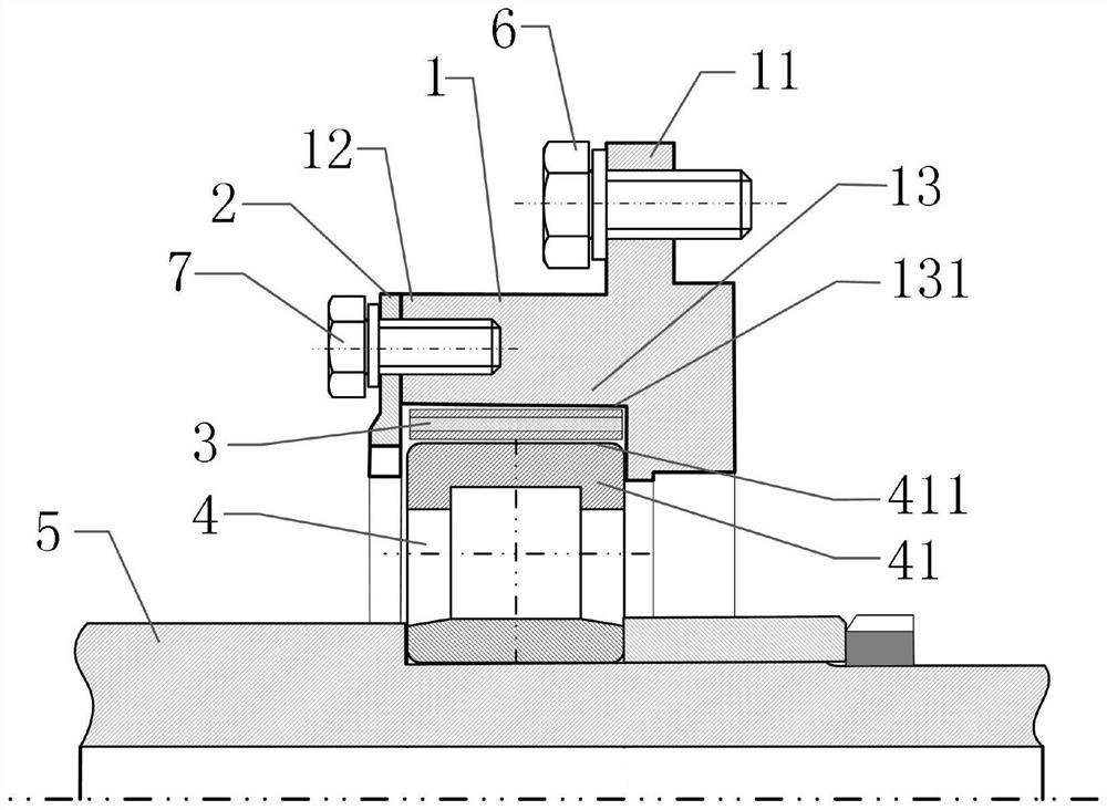 Elastic ring type damper with metal rubber layer