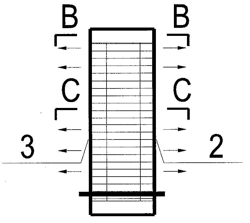 A ground replacement air supply device