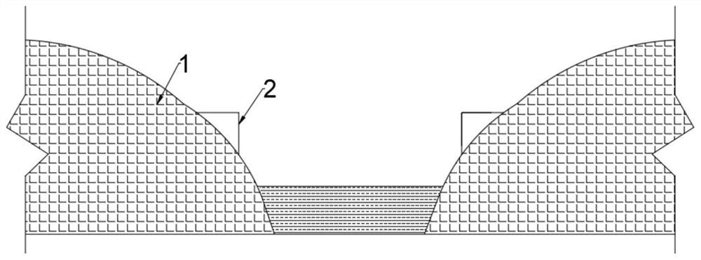 Precise assembly construction structure of large-span stiff skeleton concrete arch bridge