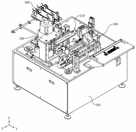 Three-needle type straight strip winding machine