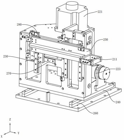 Three-needle type straight strip winding machine