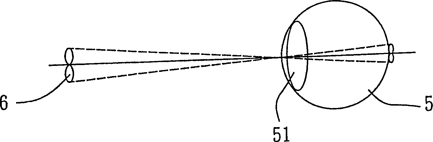 Monoblock double refraction image display device