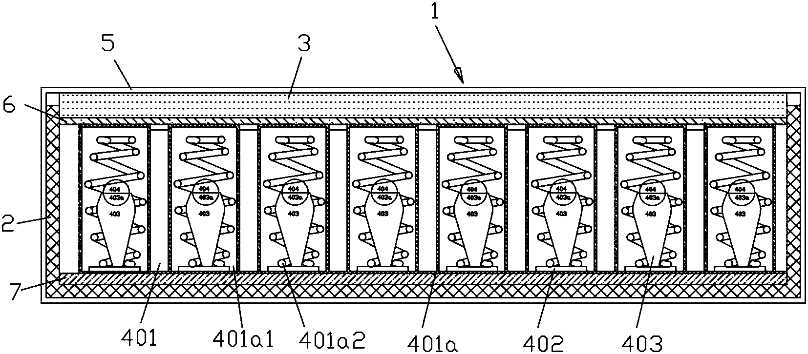 Spring mattress and curling method thereof