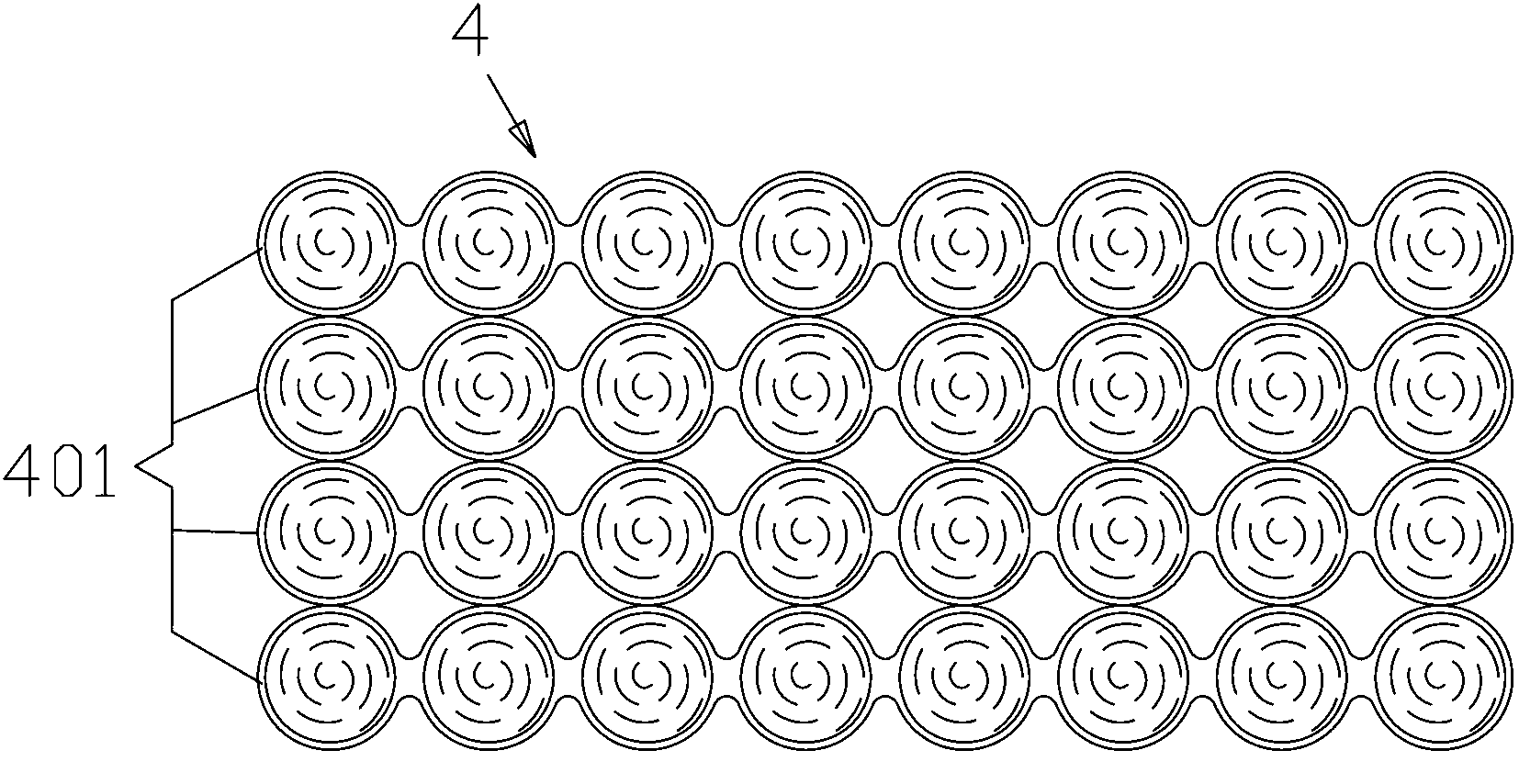 Spring mattress and curling method thereof