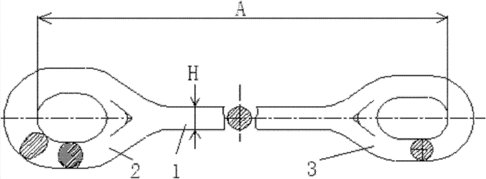 Method for die-forging forging piece by adopting single-arm hoisting ring for petroleum drilling