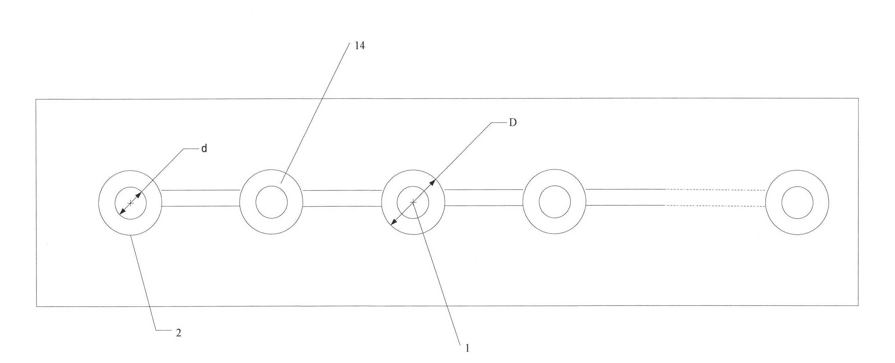 Thin steel wire secondary heating treatment method and device