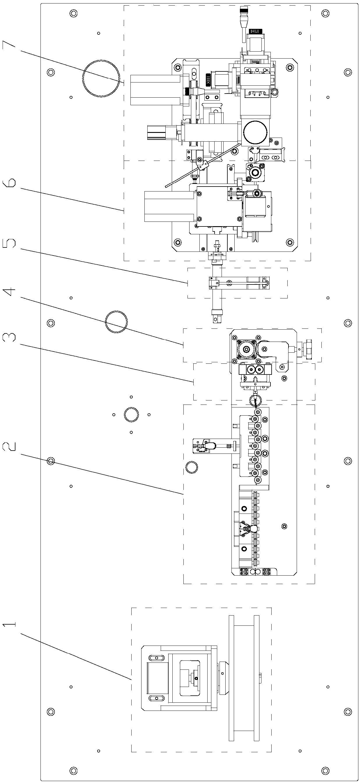 Twisted wire pin automatic cutting and welding device