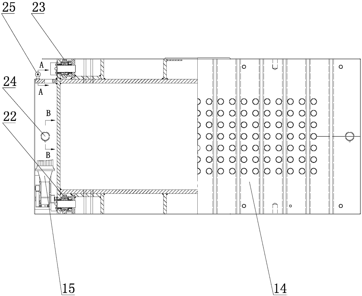 Hydraulic driving automatic exchange workbench of closed mechanical press