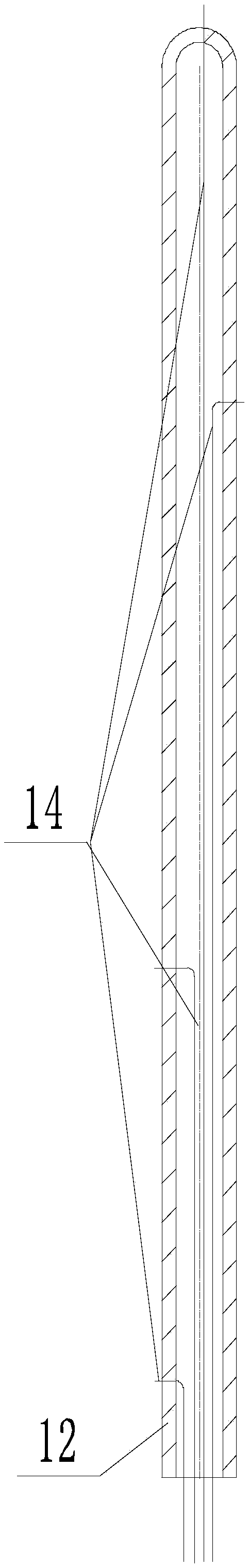 Reactor pressure vessel experimental simulation body for pressurized water reactor water loss accident