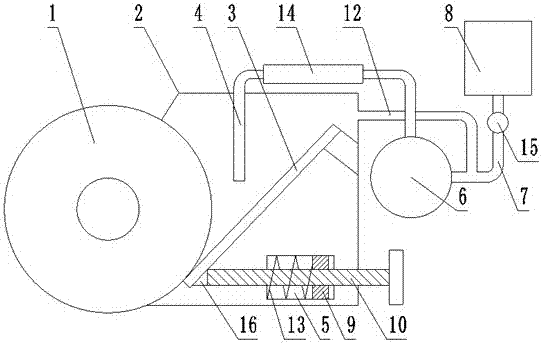 Ink fountain device for ink circulation type high-speed printing machine