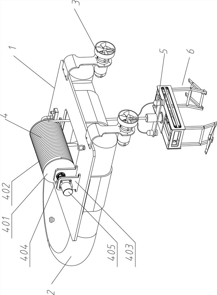 Device and method for cleaning obstacles at the bottom of ship lift cabin