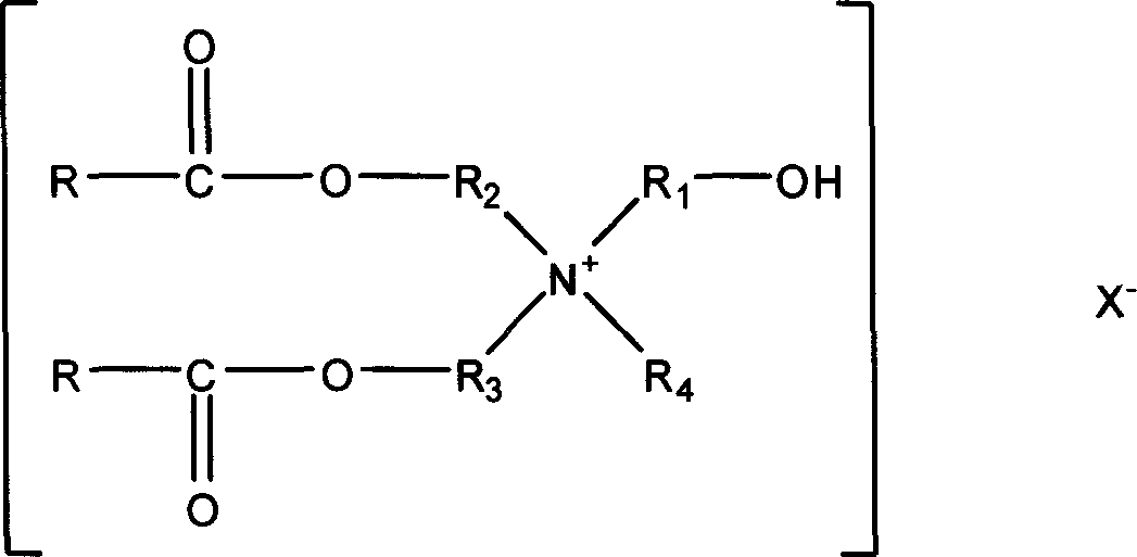 Synthesis process of ester quaternary ammonium salt