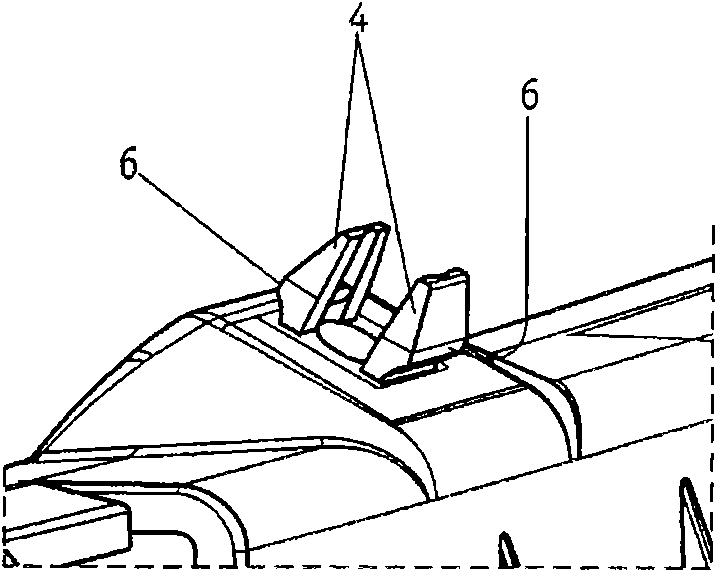 Pillar guard board with integrated fixing aids