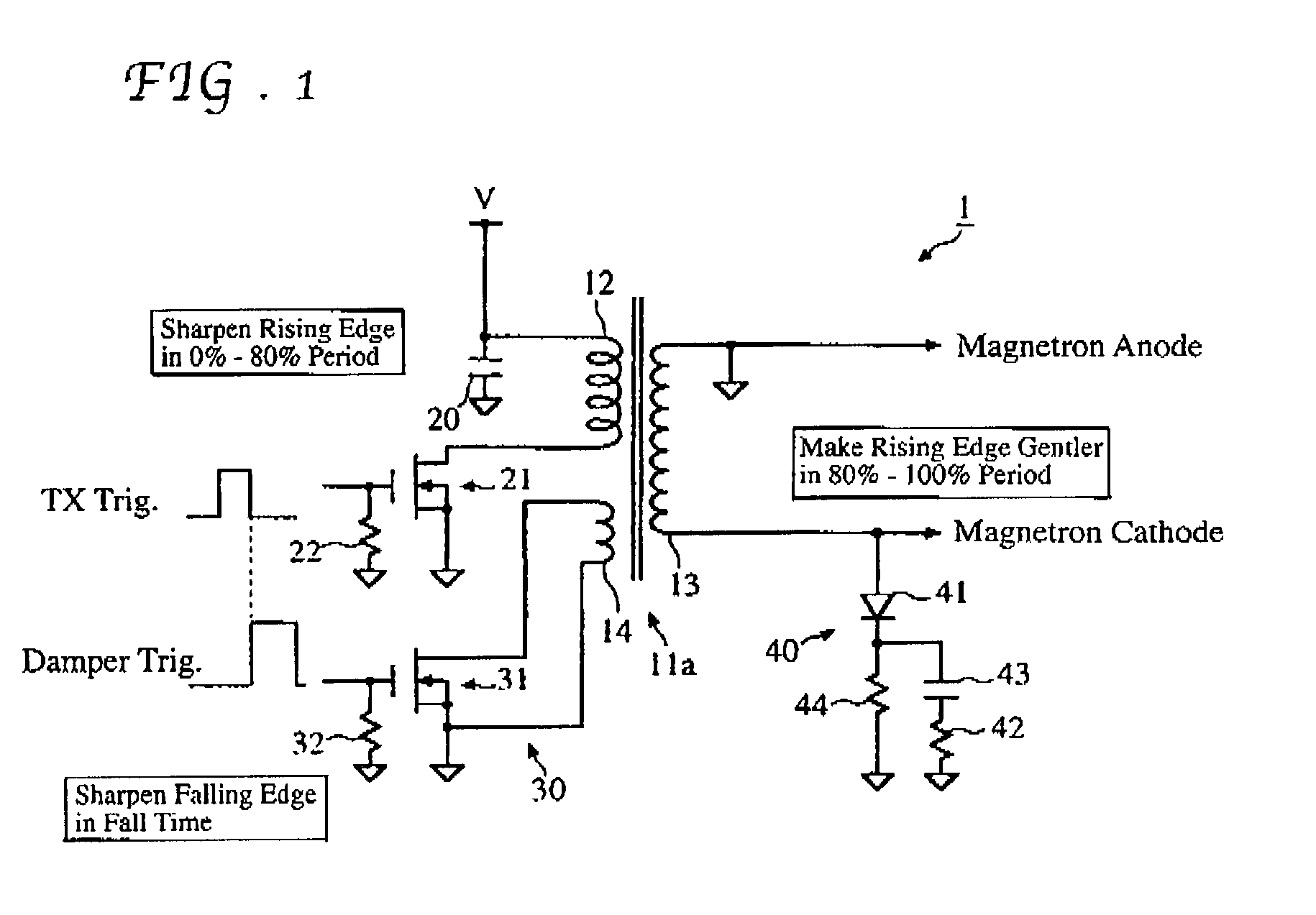 Magnetron drive circuit