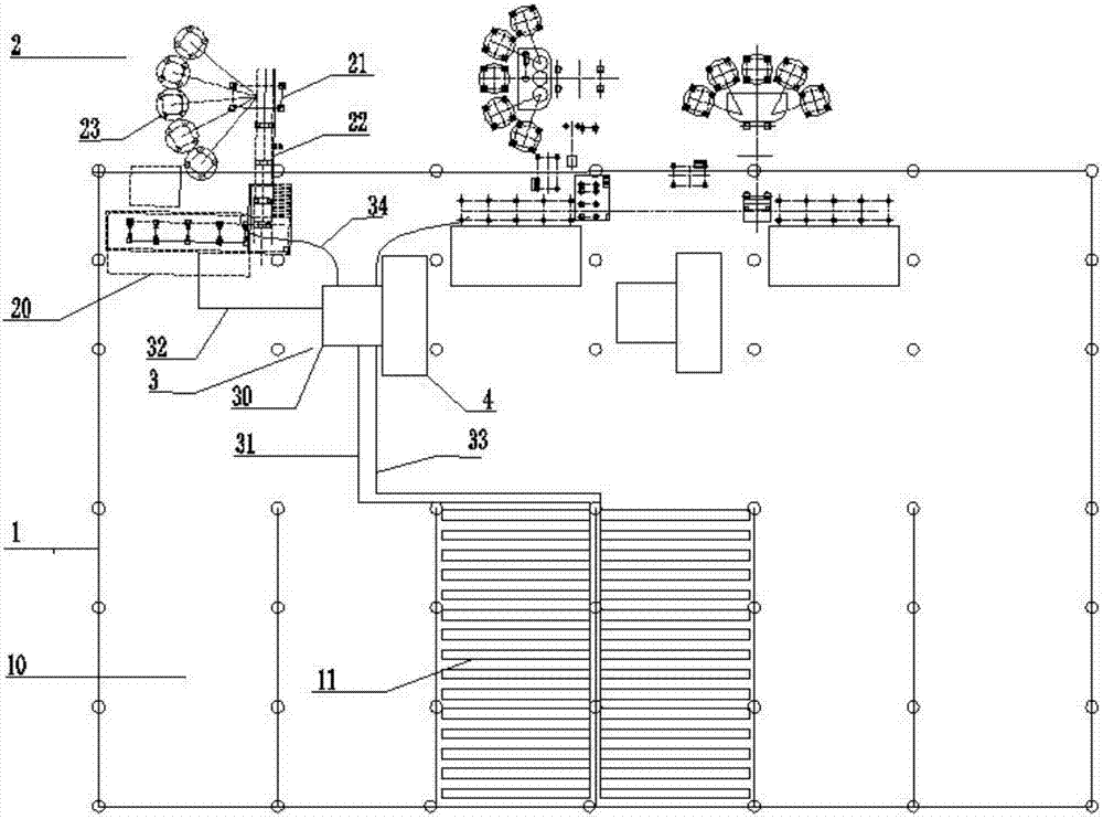 Fully closed floor heating heat-insulation type concrete plant