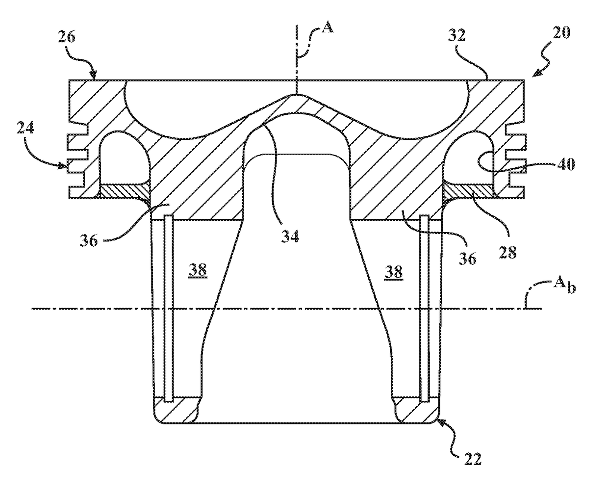 Piston ring-belt structural reinforcement via additive machining