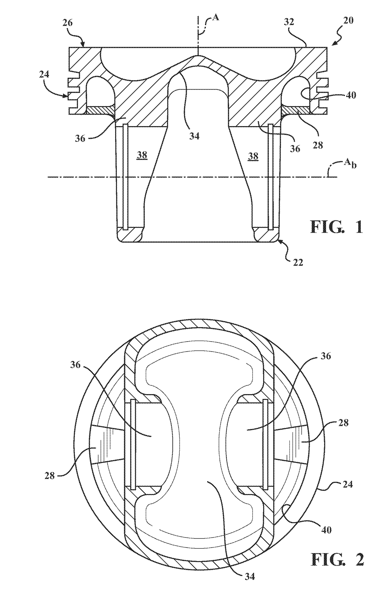 Piston ring-belt structural reinforcement via additive machining