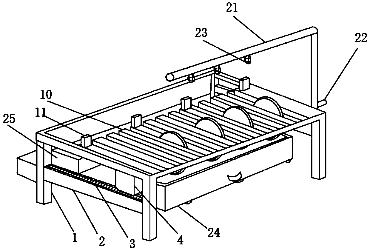 Cutting treatment device for aluminum plate finish machining