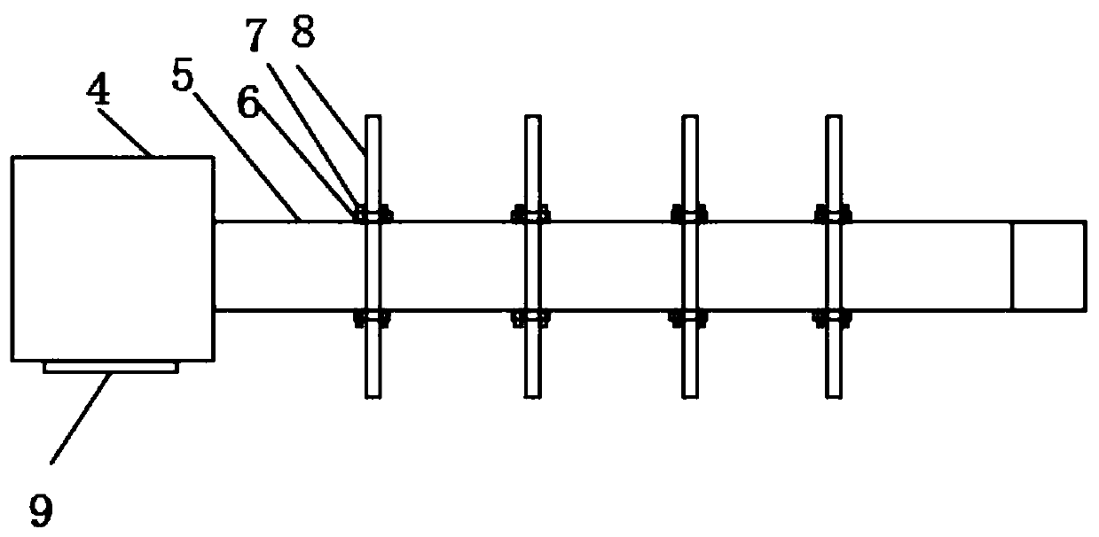 Cutting treatment device for aluminum plate finish machining