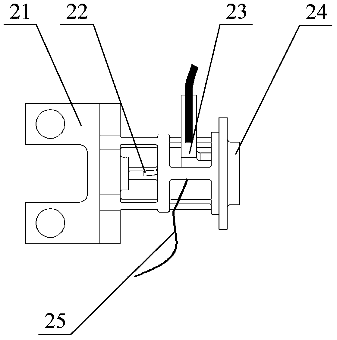 Micro-flow green high-energy monopropellant thruster structure