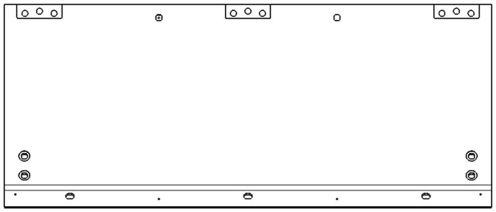 Wrinkle-free edge covering structure and process for composite apron board of railway vehicle equipment compartment