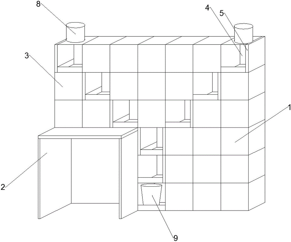 Environment-friendly bookcase