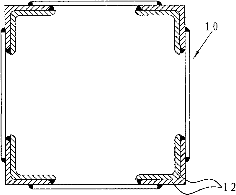 Lattice pillar component and mounting method thereof