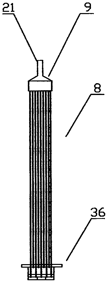 Filter membrane assembly with one ends of membrane component and membrane filament being movable