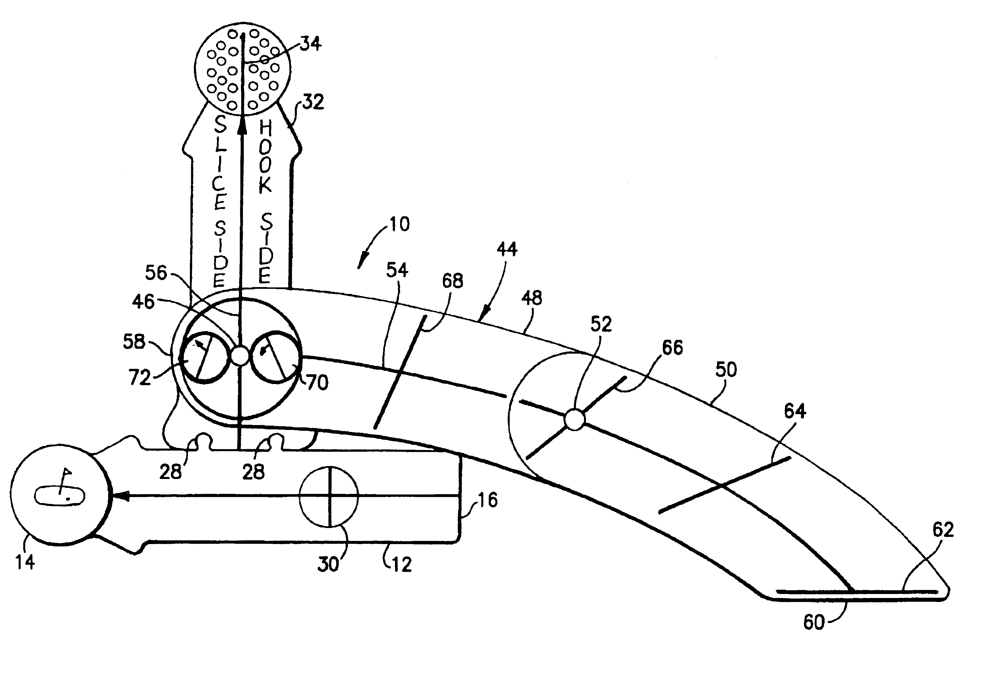 Golf training device