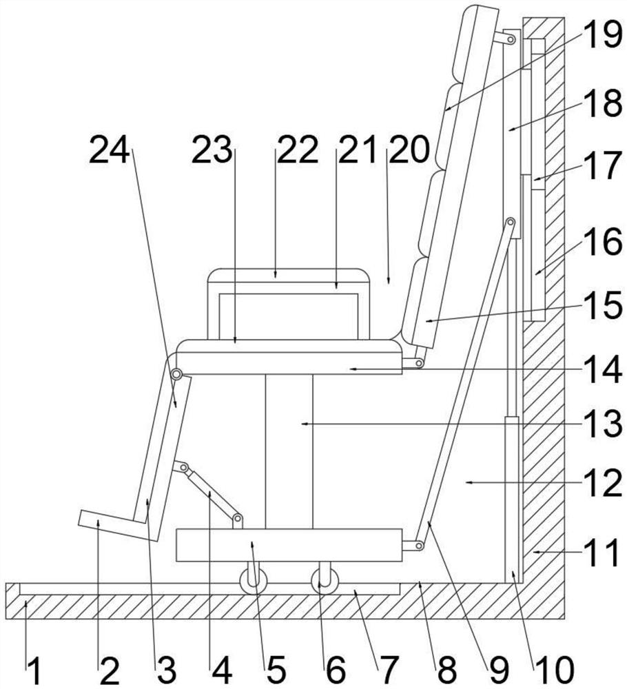 Blood sampling chair special for blood station