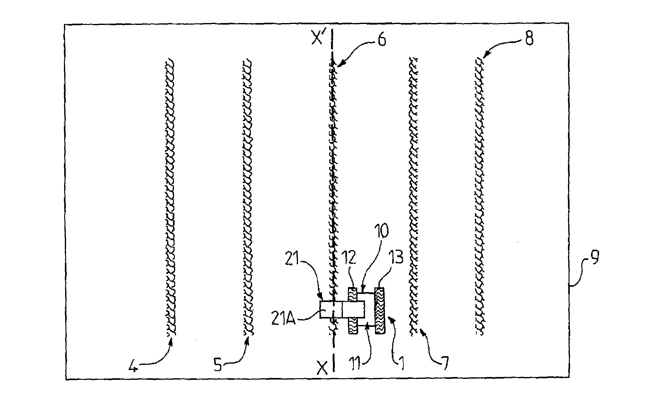 System for characterizing the physiological state of plants and corresponding method