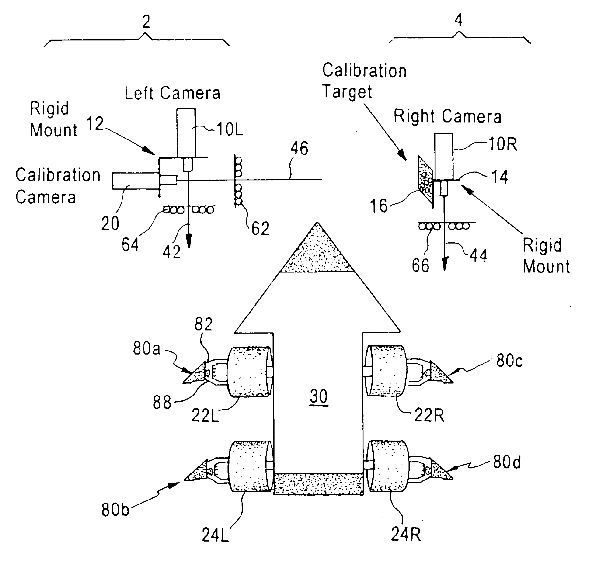 Self-calibrating position determination system