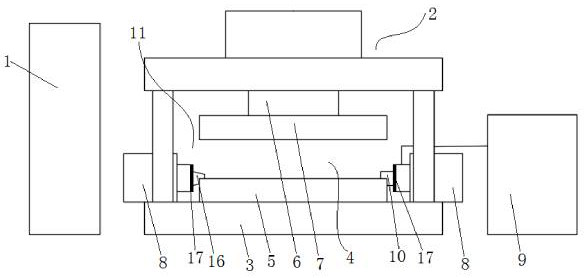 Elbow pipe integral forming production process and production device thereof