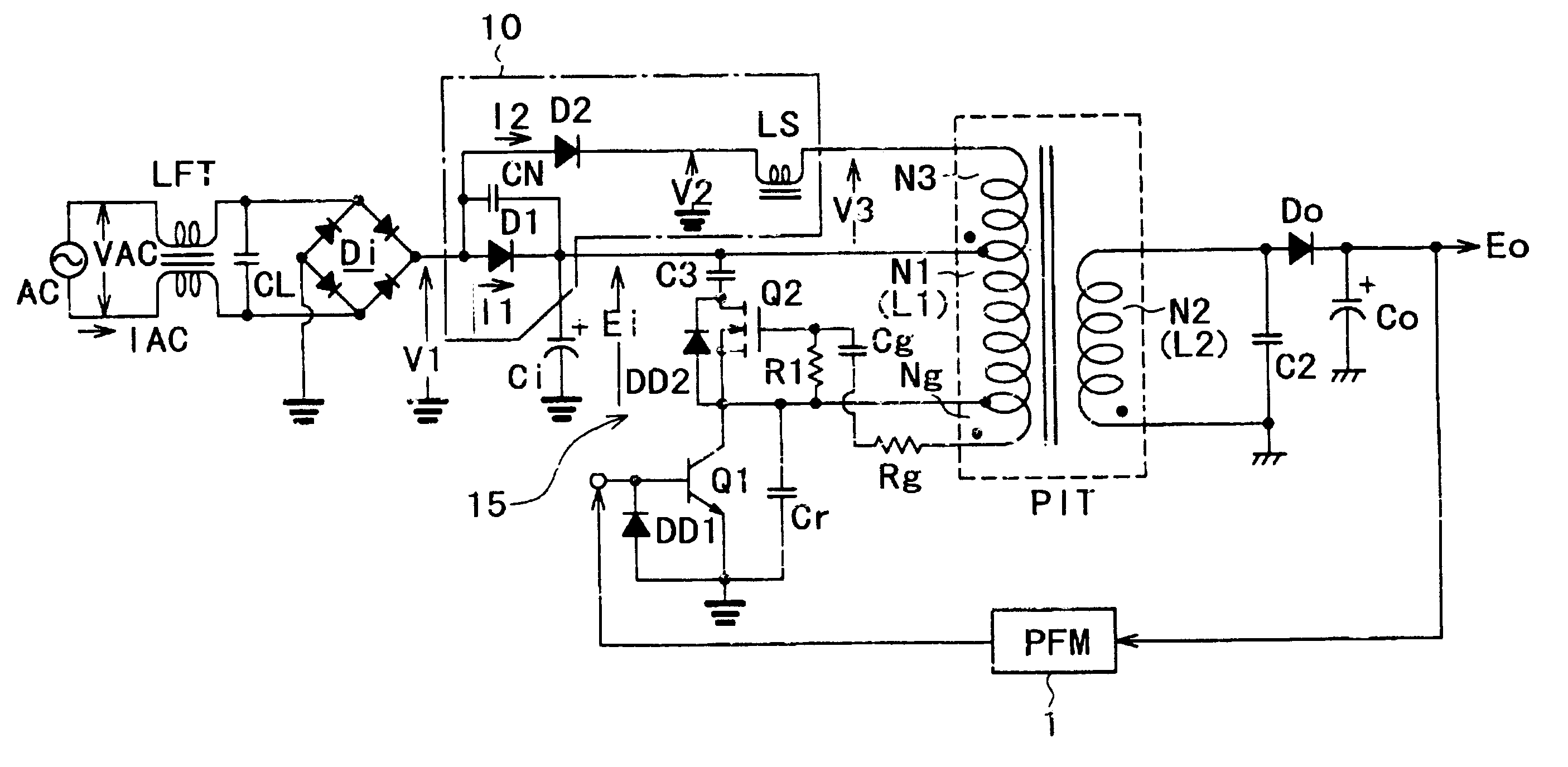 Switching power supply circuit