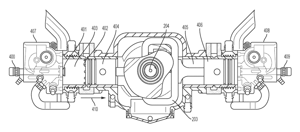 Sliding linear internal combustion engine