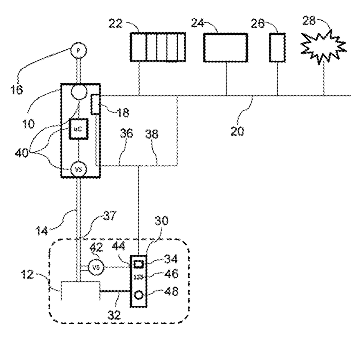 Handling system and method of operating a handling system