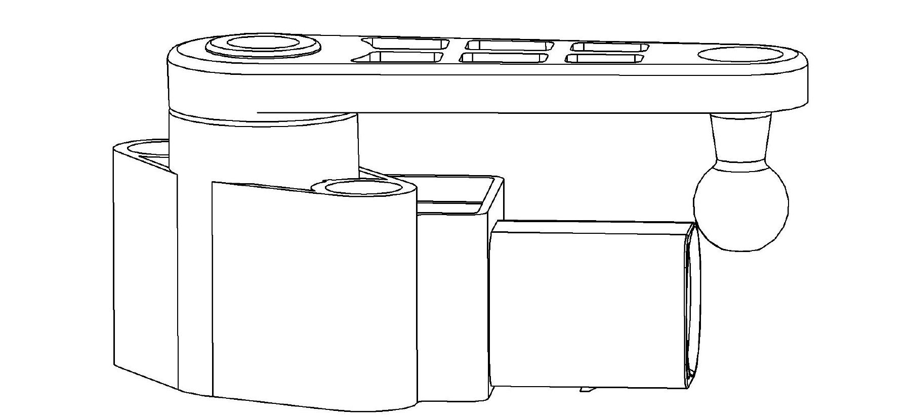 Vehicle chassis height sensor