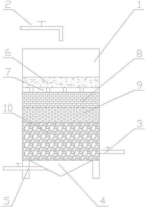 Tower-type clam worm biofilter