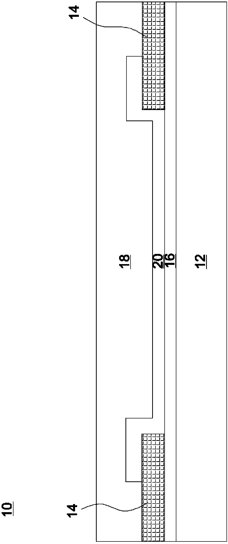 Touch-sensing electrode structure and touch-sensitive device