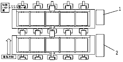 Structure and method for reducing cell shutting pressure drop of aluminum electrolysis cell